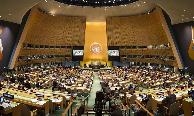 United Nations General Assembly elects members of the International Law Commission